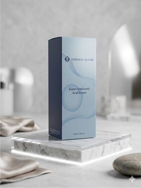Dermal Elixir Super Hyaluronic Acid Serum NIB Retail $40